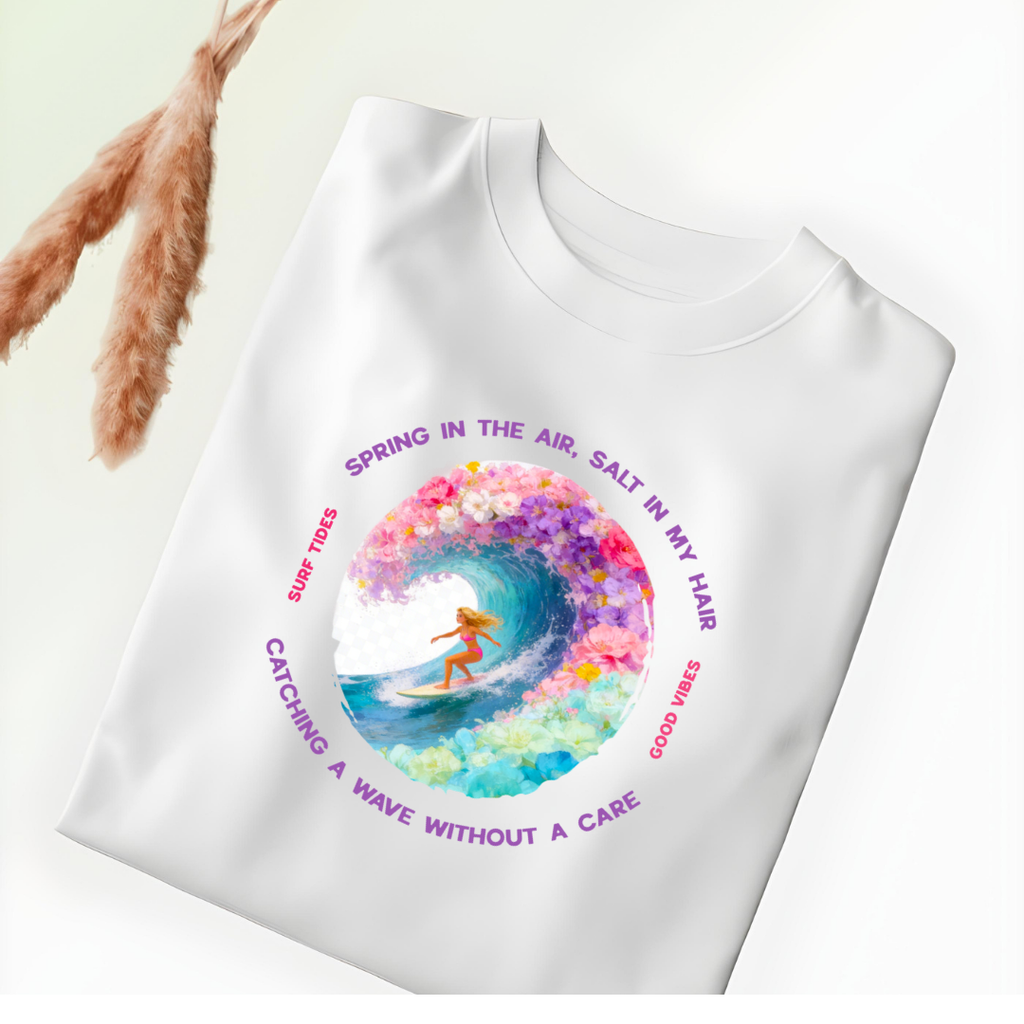 Spring Surf Graphic T-Shirt