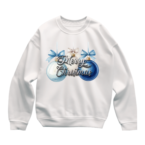 Blue-MERRY CHRISTMAS SWEATSHIRT