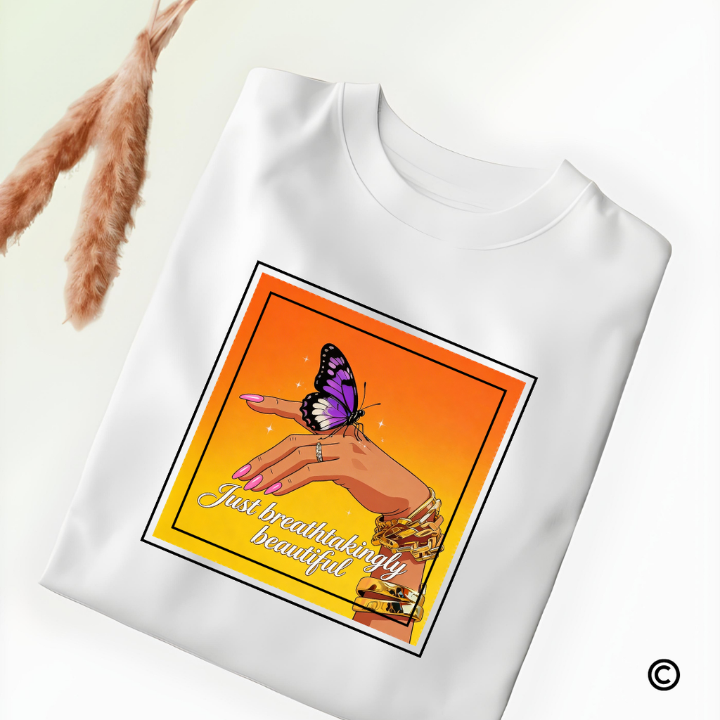 Just Breathtakingly Beautiful Graphic T-Shirt (Plus Size)