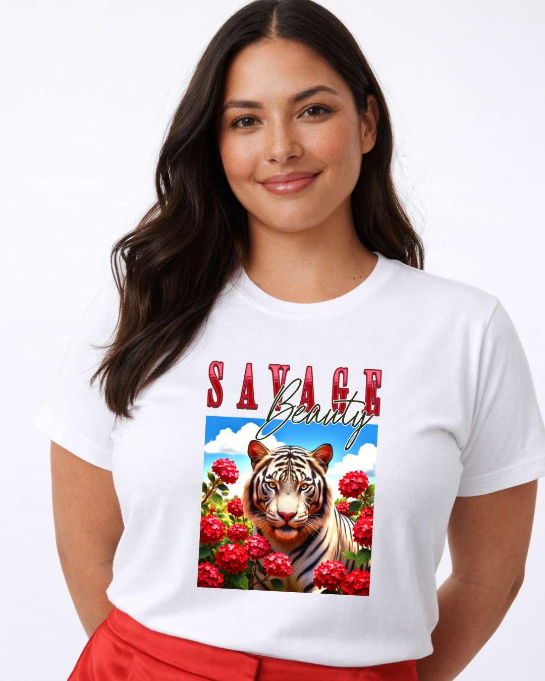 Tigridia Graphic T-Shirt (Plus Size)