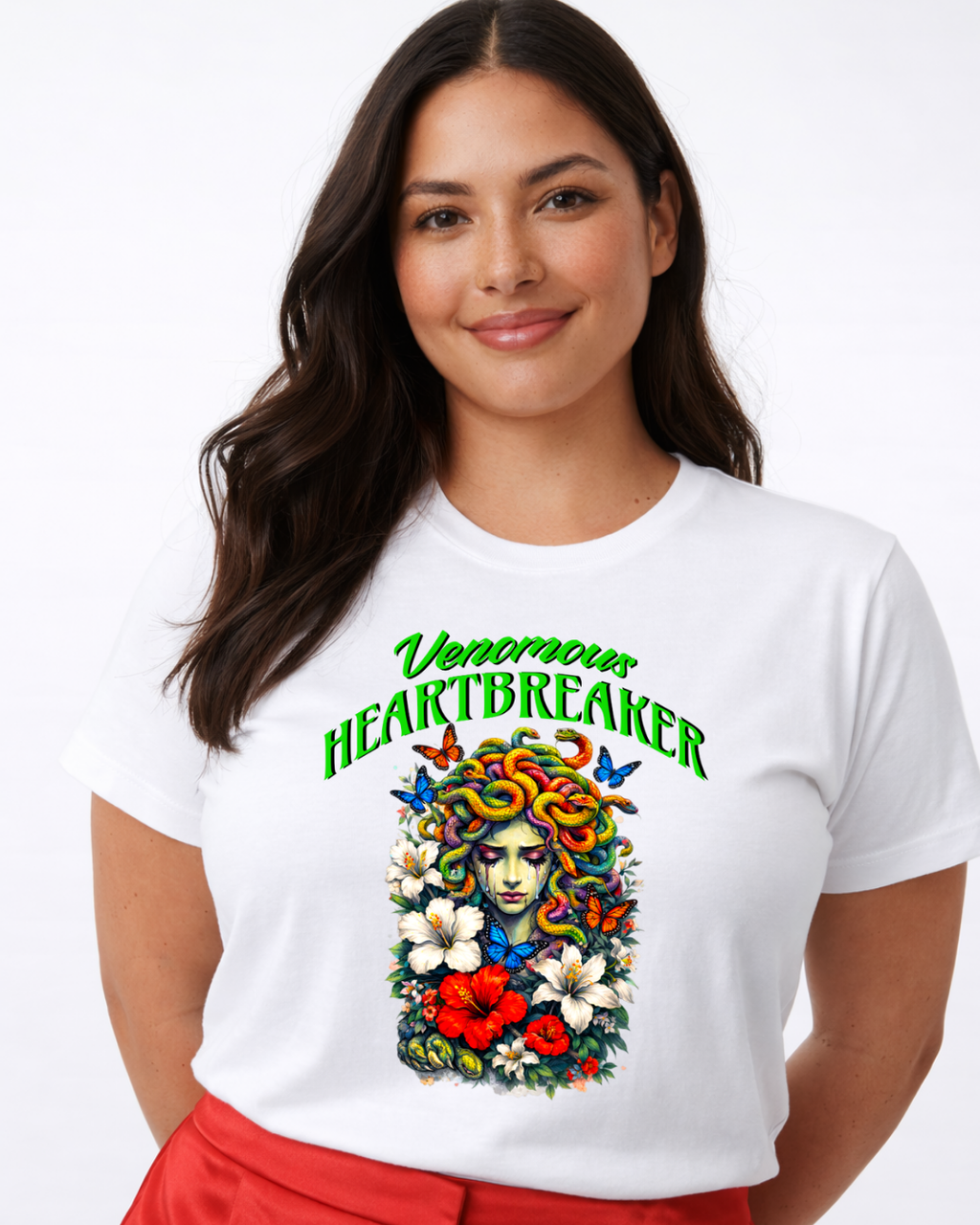 Medusa Graphic T-Shirt (Plus Size)