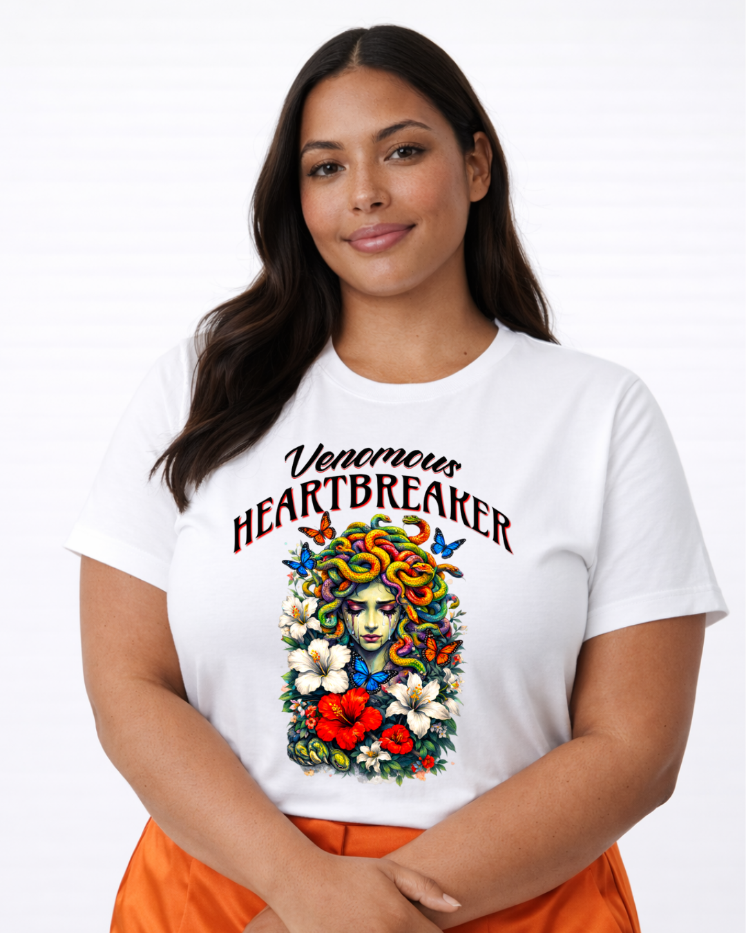 Medusa Graphic T-Shirt (Plus Size)