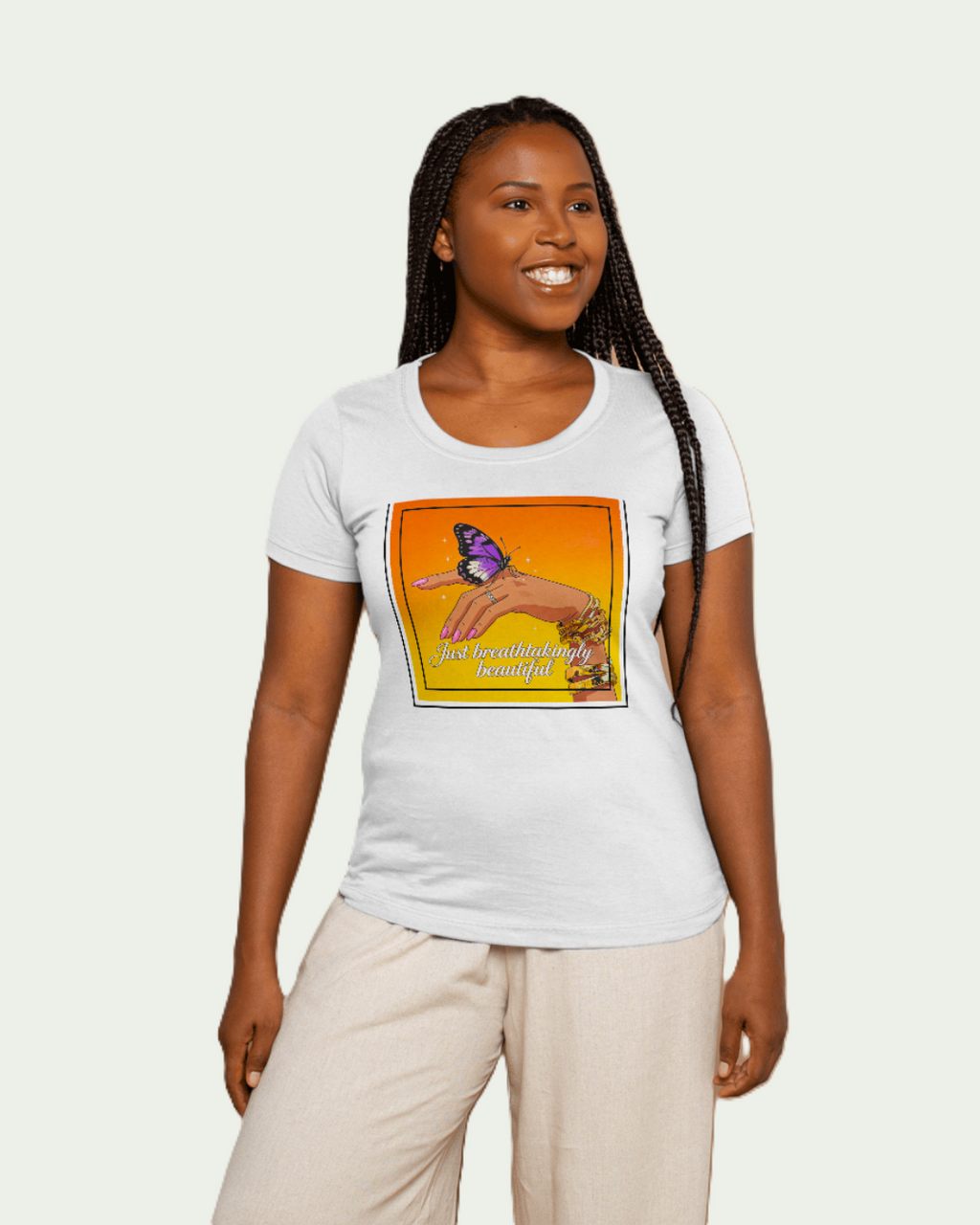 Just Breathtakingly Beautiful Graphic T-Shirt (Plus Size)