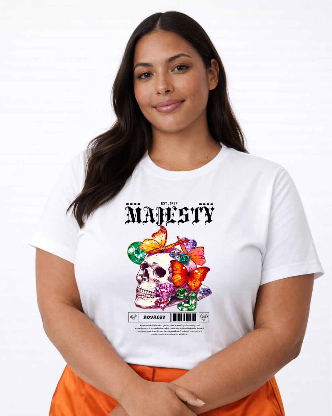 Her Majesty Graphic T-Shirt (Plus Size)