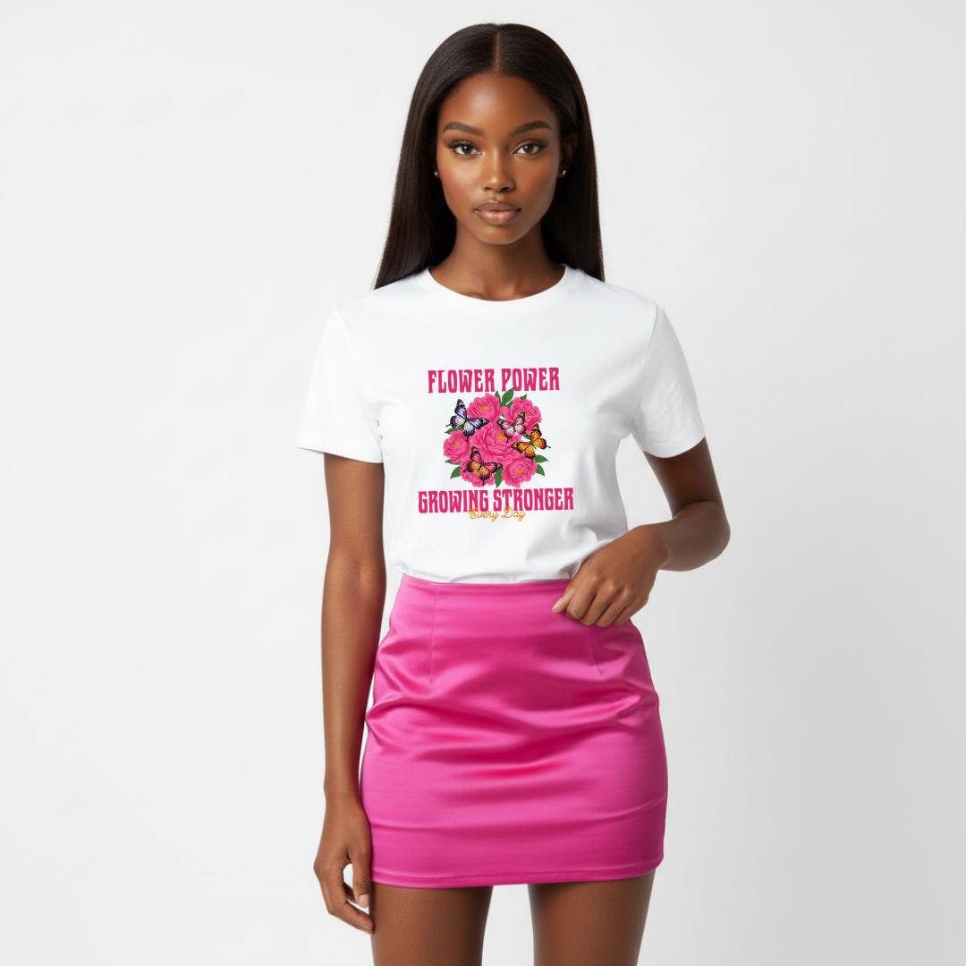 Flower Power Graphic T-Shirt