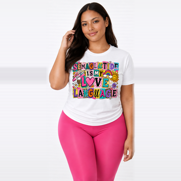 SemaLove Graphic T-Shirt (Plus Size)
