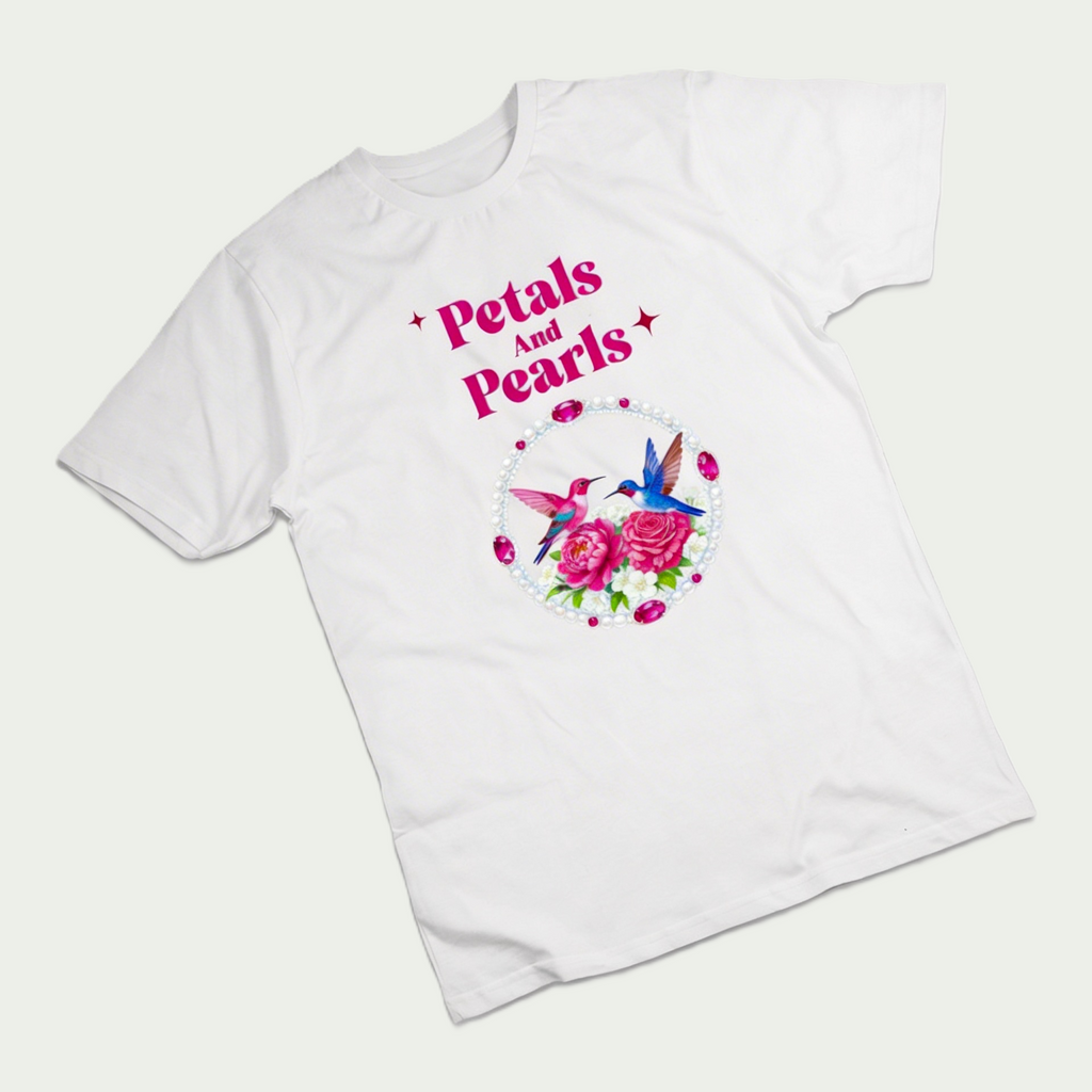 Petal & Pearls Graphic T-Shirt