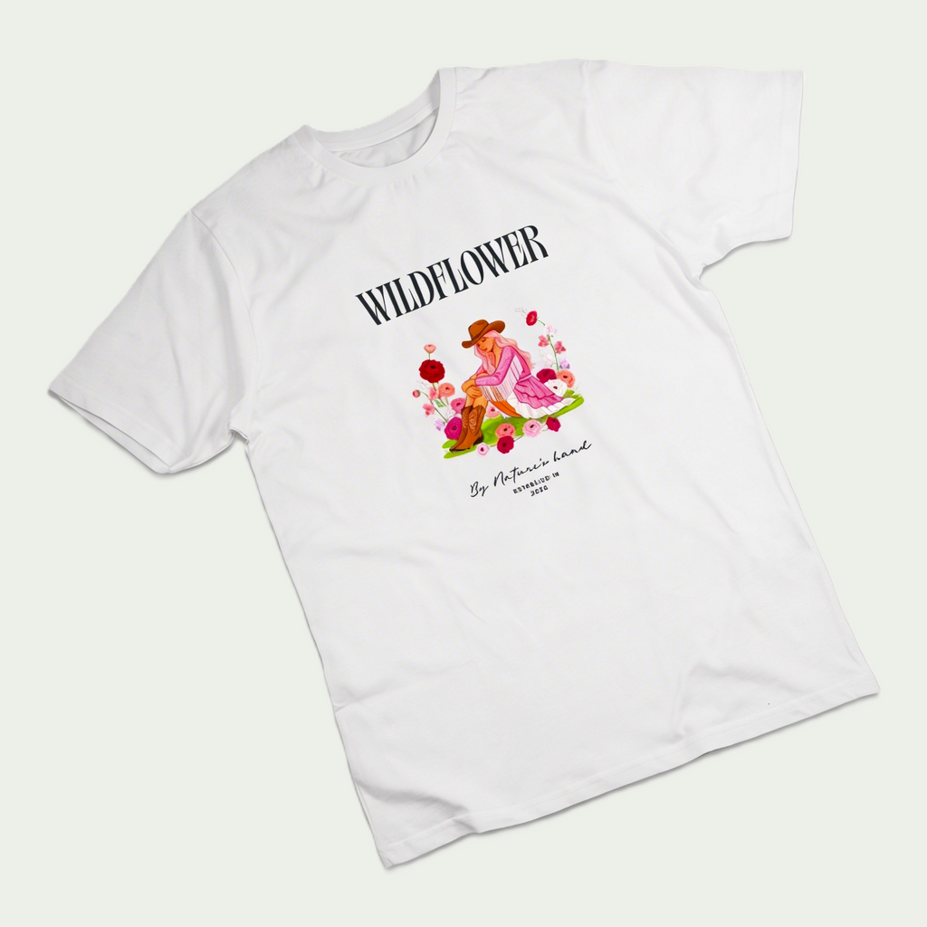 Wildflower Graphic T-Shirt (Plus Size)